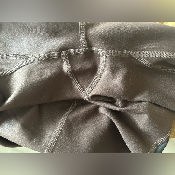 Alo Yoga Elevate High Rise Leggings Mink Brown and Black Size Small - Picture 6 of 8